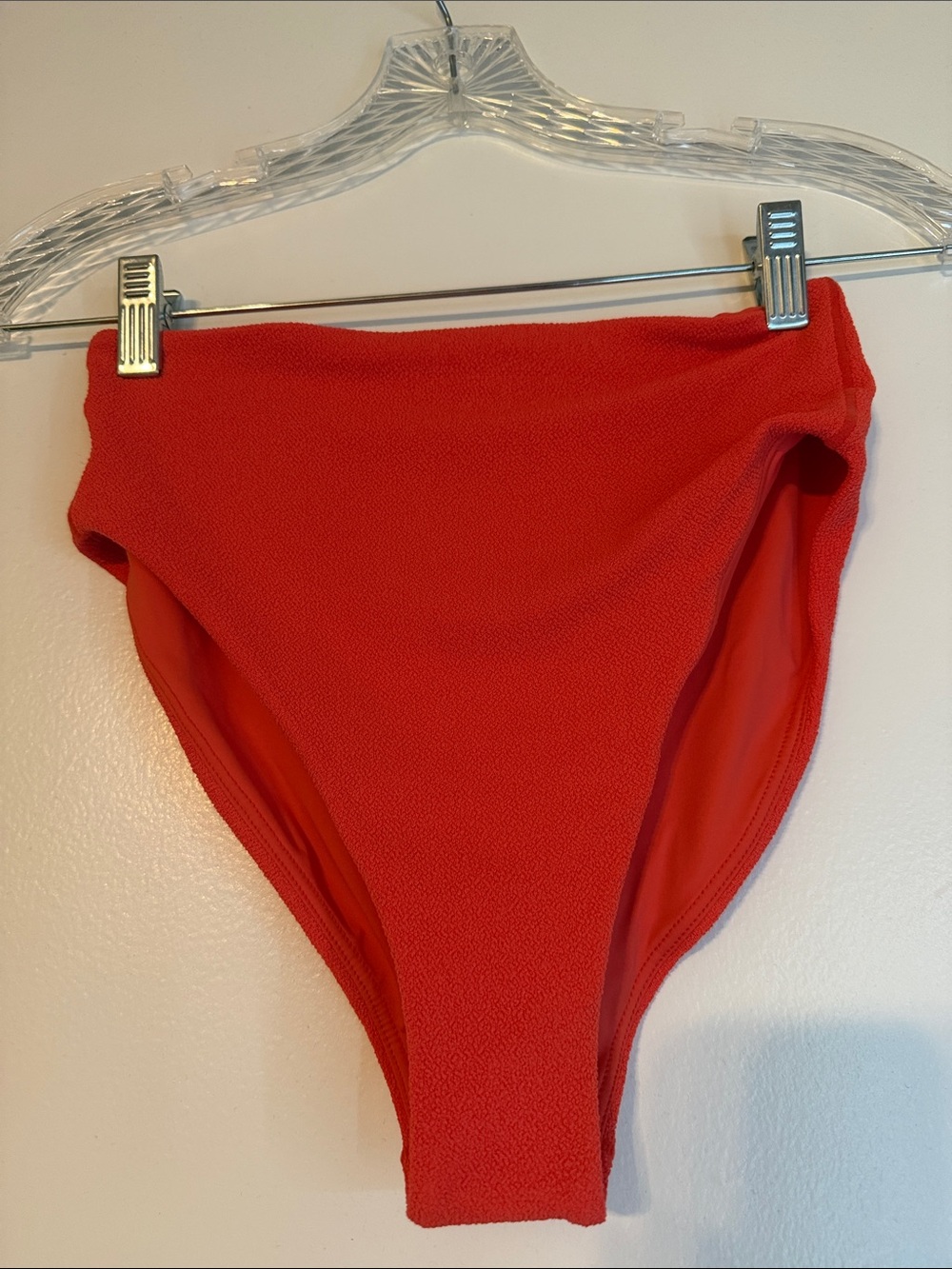 Nuuds high waisted bottoms in papaya
